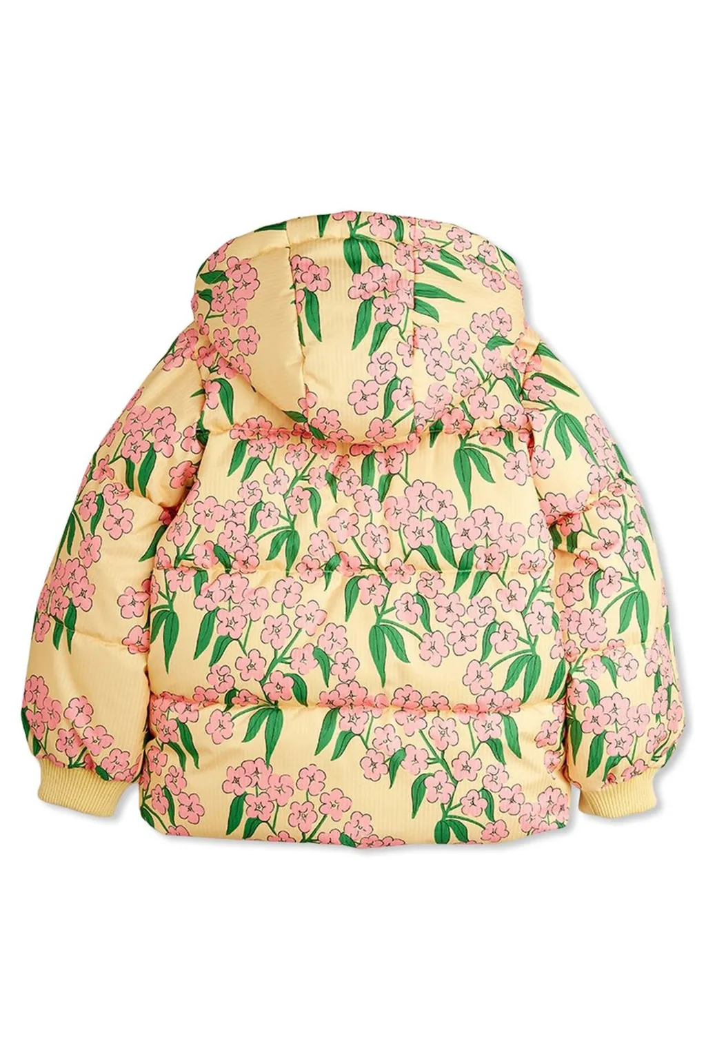 Mini Rodini Alpine Flowers Hooded Puffer Jacket