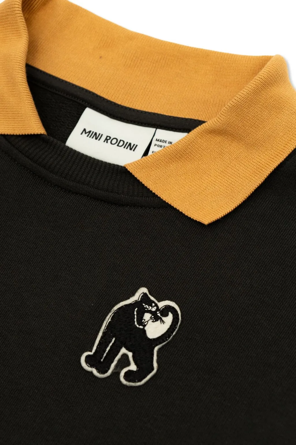 Mini Rodini Panther Patch Collar Sweatshirt