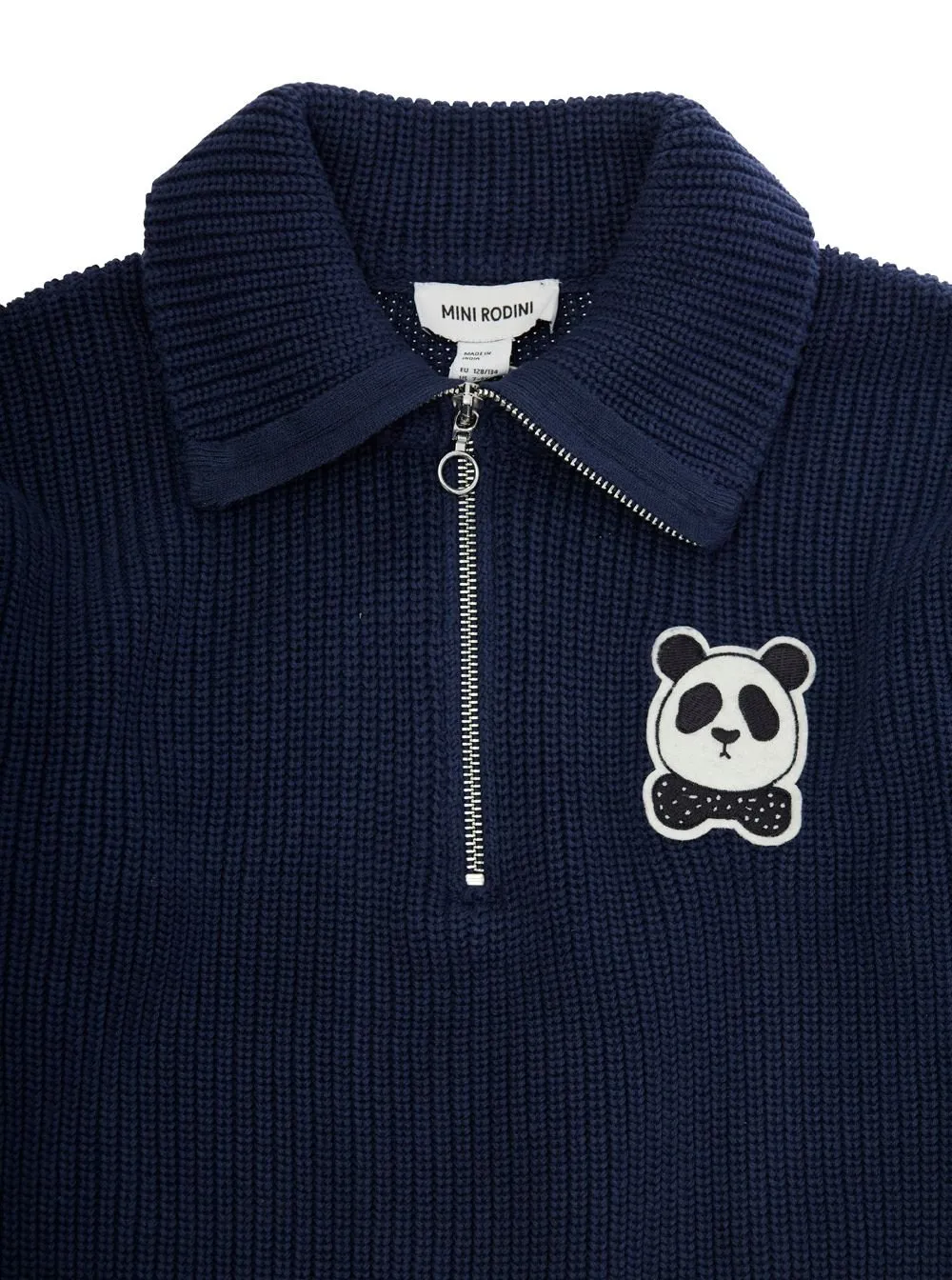 Mini Rodini Panda Chunky Knit Sweater