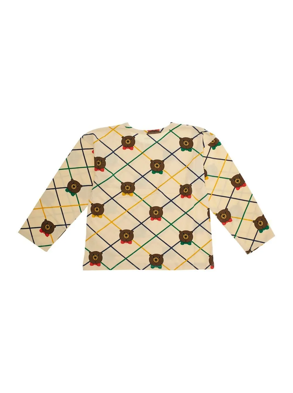 Mini Rodini Bear Check Long Sleeve T-Shirt