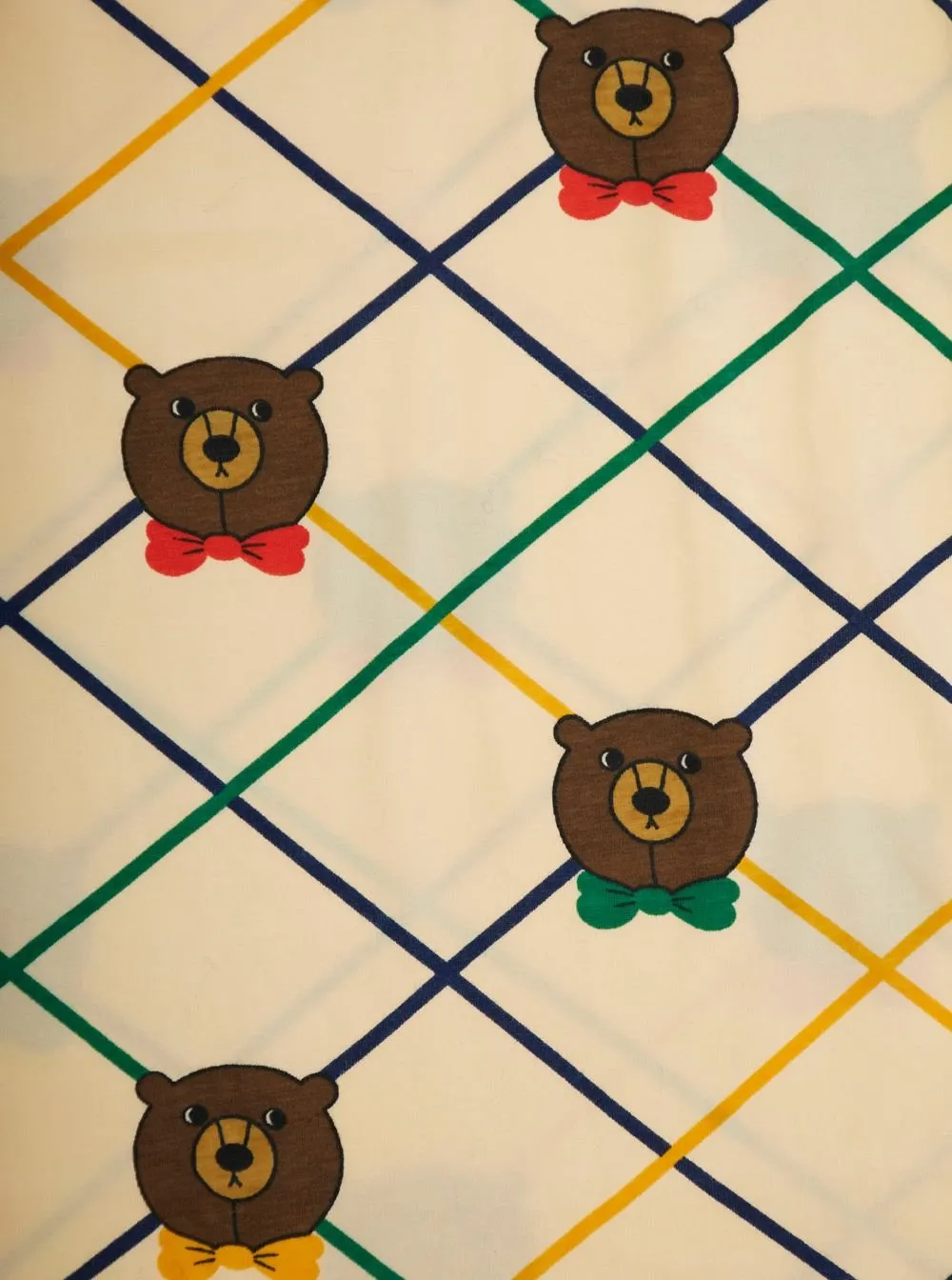 Mini Rodini Bear Check Long Sleeve T-Shirt