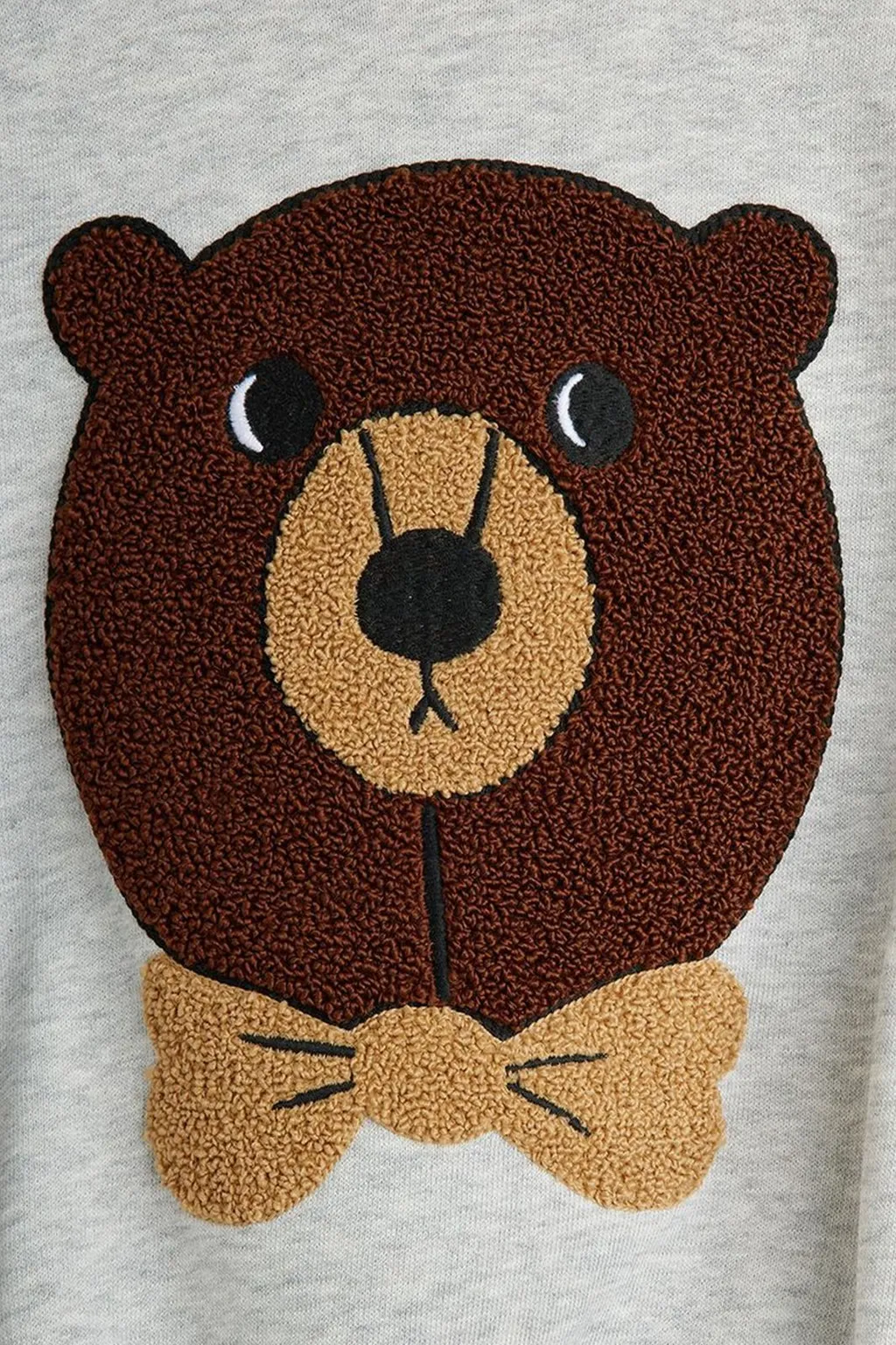Mini Rodini Bear Embroidered Crewneck Sweatshirt