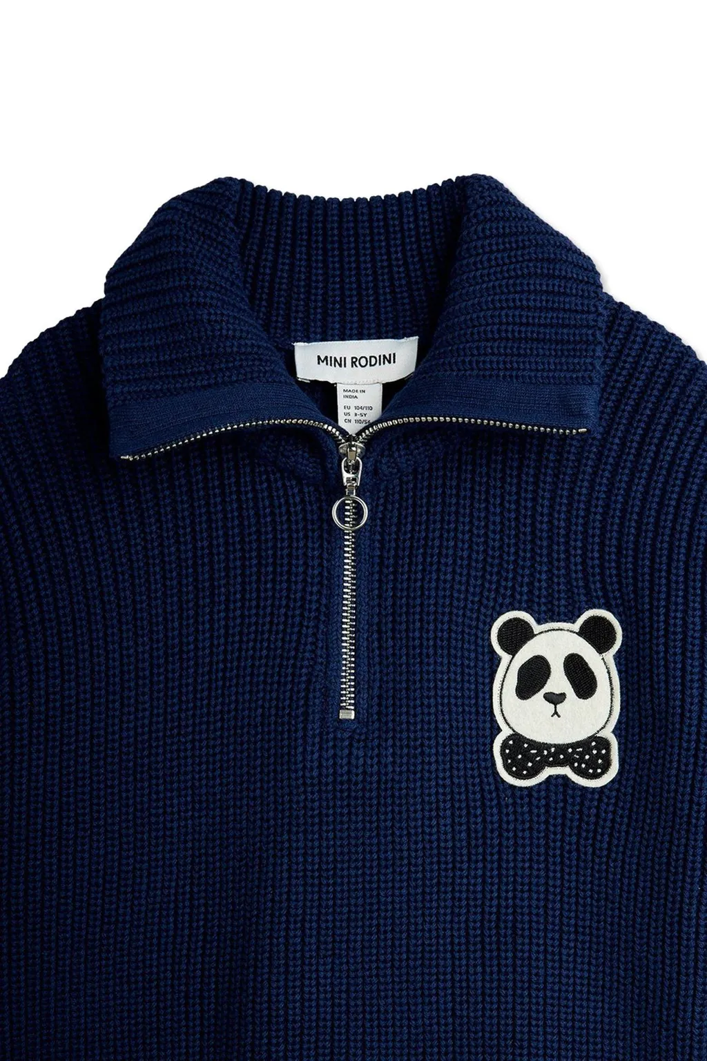 Mini Rodini Panda Chunky Knit Sweater