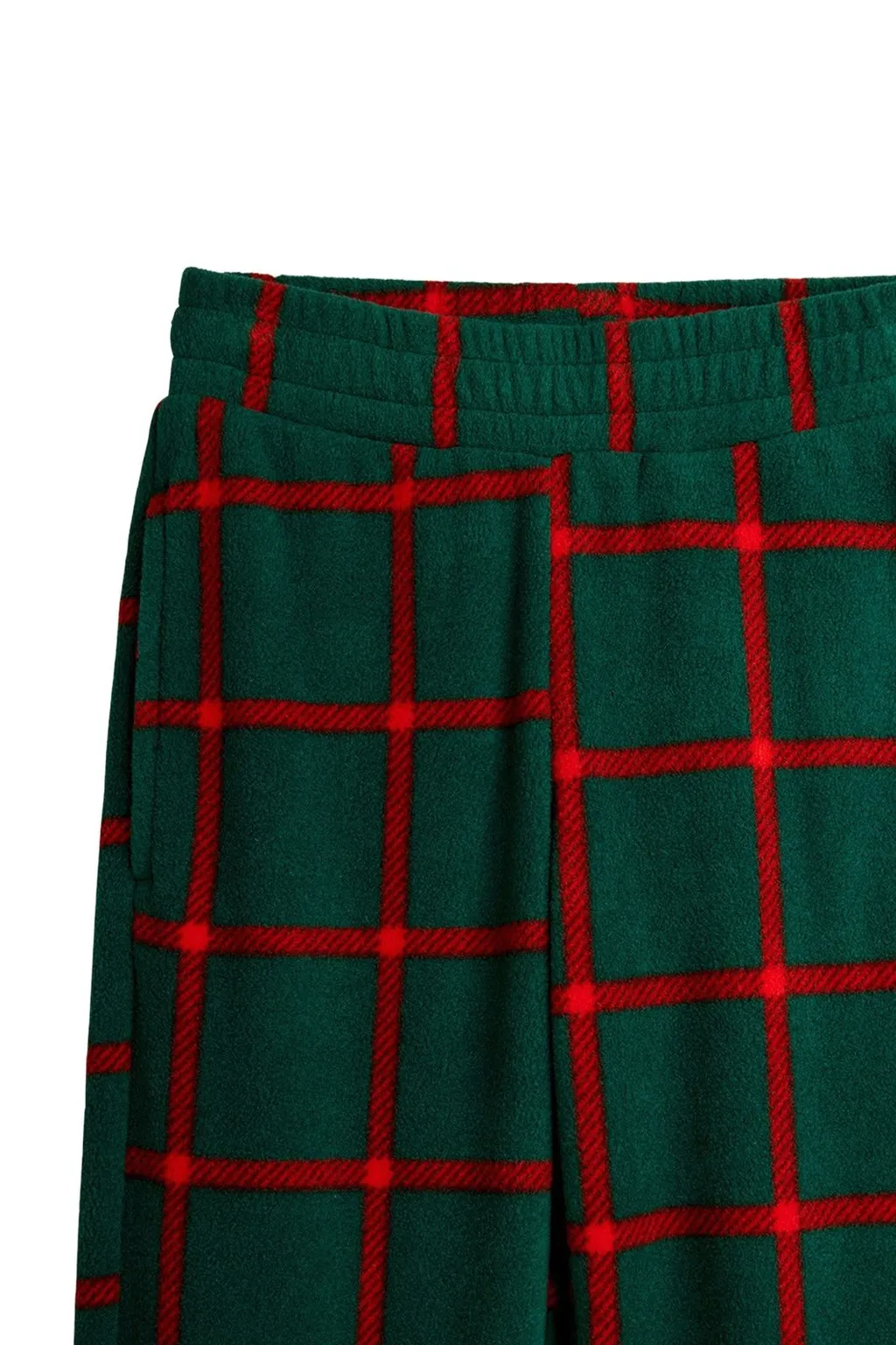 Mini Rodini Plaid Fleece Trousers