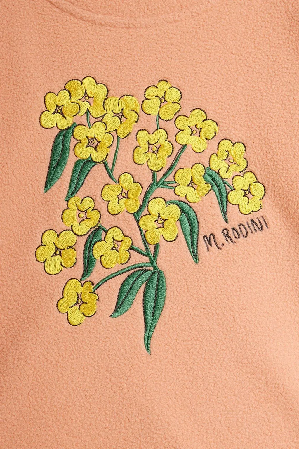 Mini Rodini Alpine Flowers Fleece Long Sleeve Top
