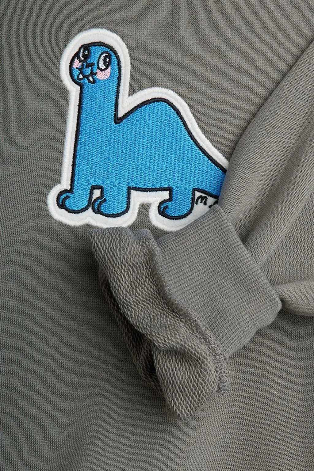 Mini Rodini Dino Patch Crewneck Sweatshirt