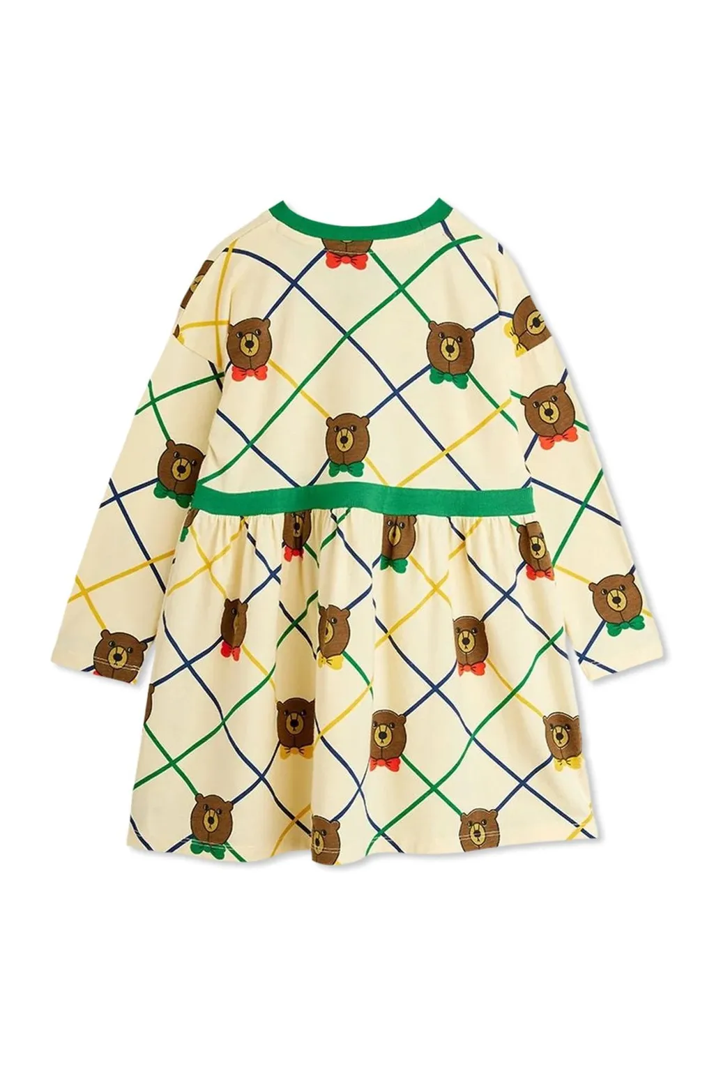 Mini Rodini Bear Printed V-Neck Dress