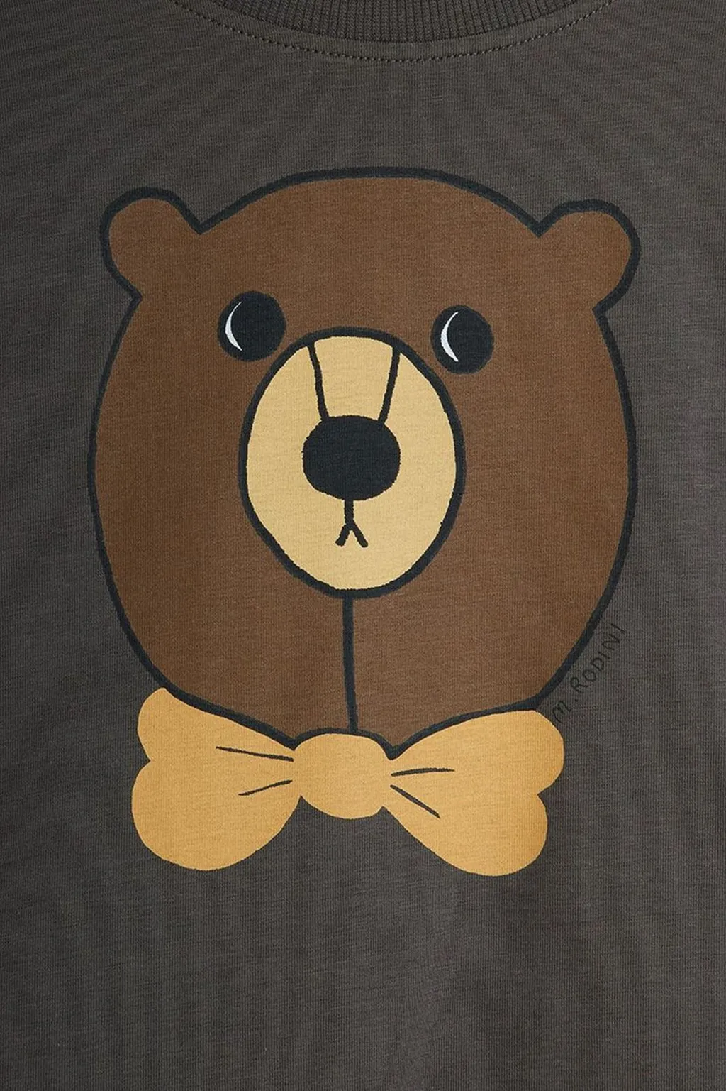 Mini Rodini Bear Bow Crewneck T-Shirt