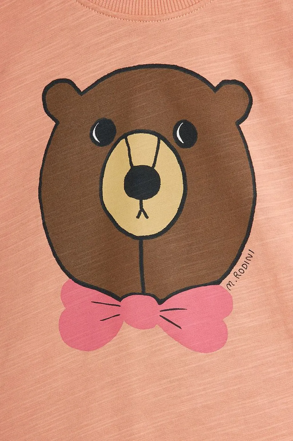Mini Rodini Bear Printed Crewneck T-Shirt