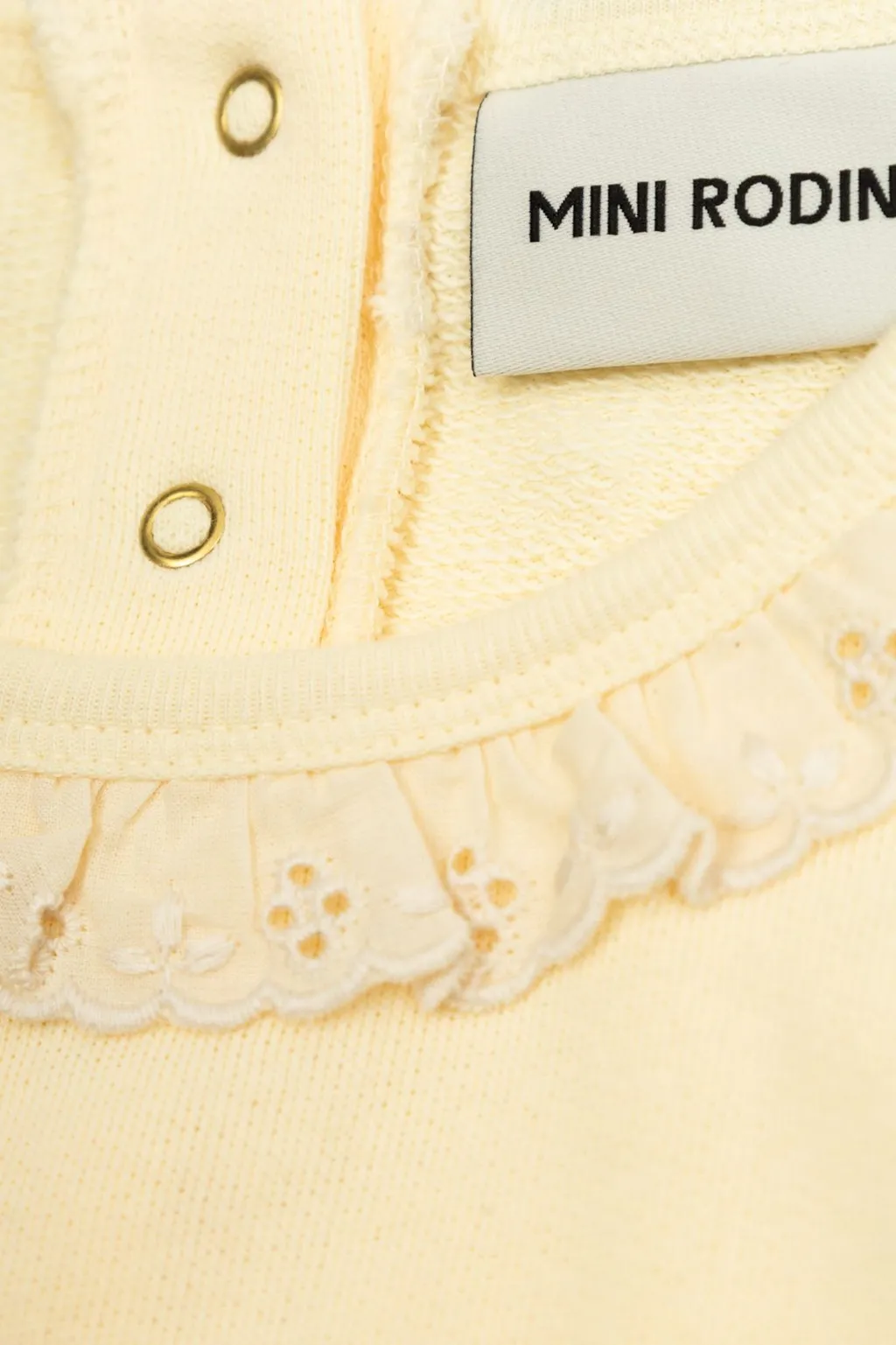 Mini Rodini Ladybug Embroidered Lace Detailed Jumper