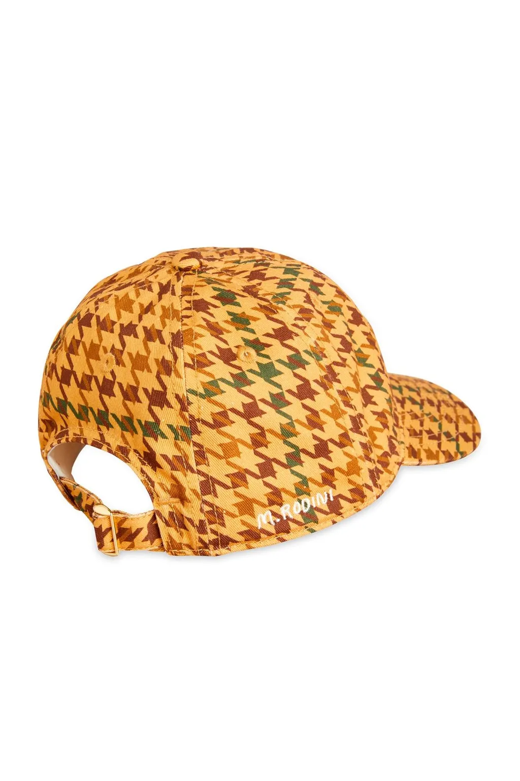 Mini Rodini Houndstooth Patterned Baseball Cap