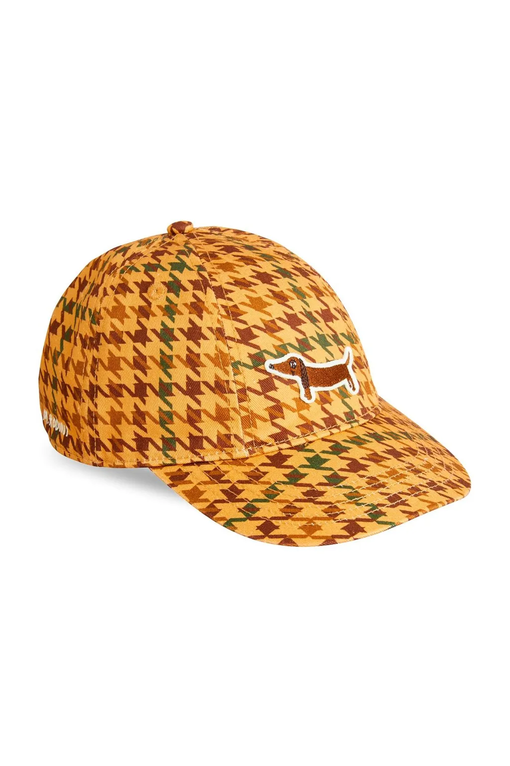 Mini Rodini Houndstooth Patterned Baseball Cap
