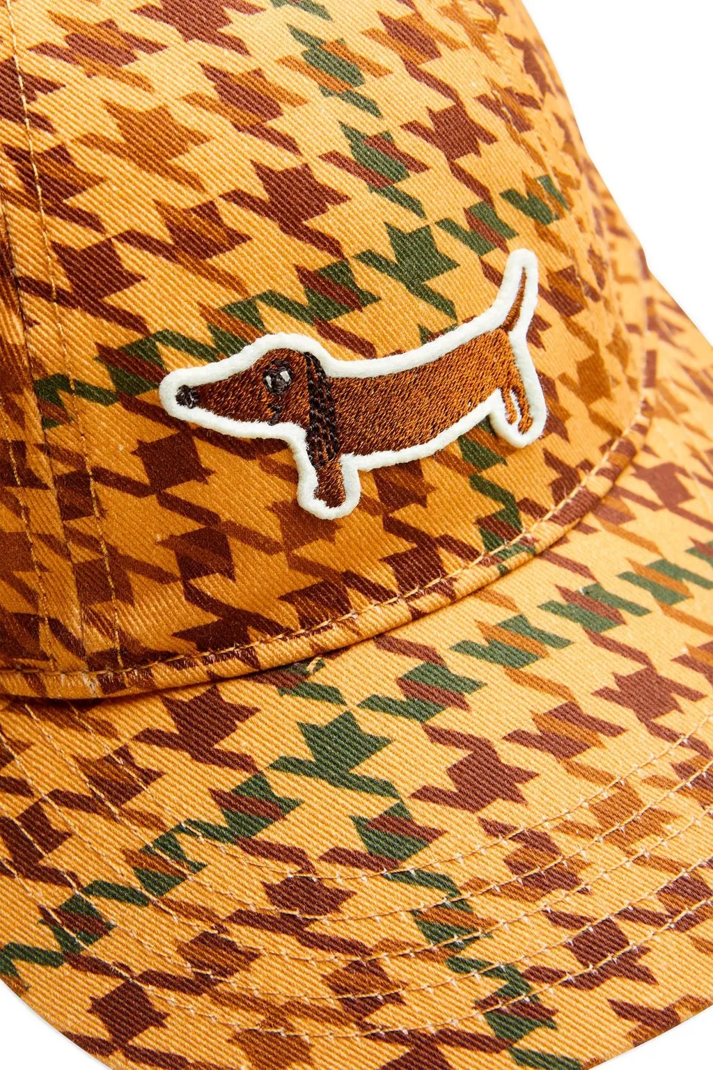 Mini Rodini Houndstooth Patterned Baseball Cap