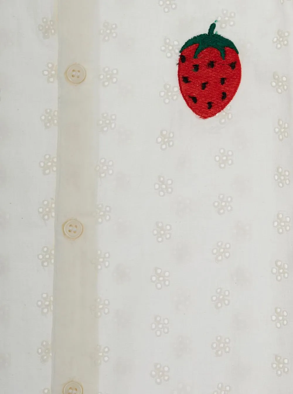 Mini Rodini Strawberry Schiffli Blouse