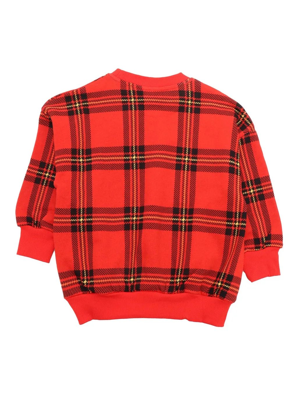 Mini Rodini Checked Crewneck Sweatshirt
