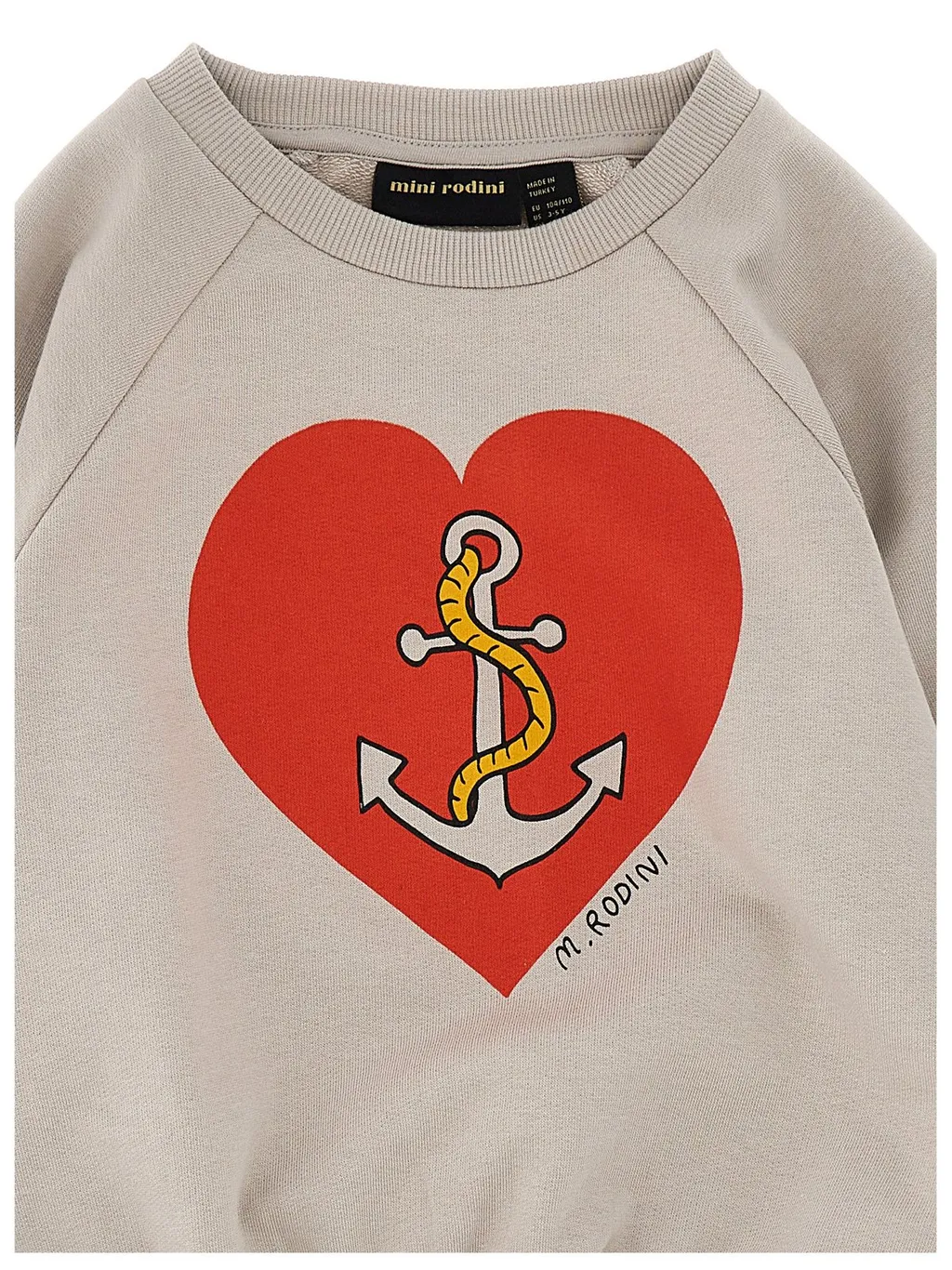 Mini Rodini Logo Printed Crewneck Sweatshirt
