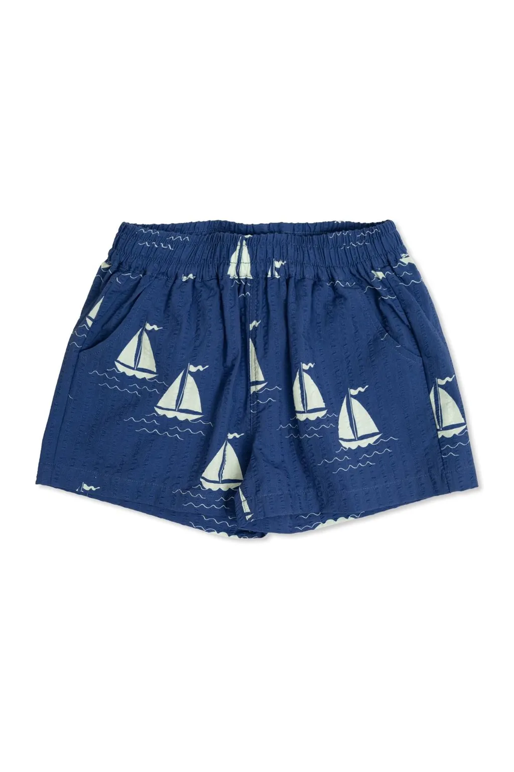 Mini Rodini Sailing Boats Woven Shorts