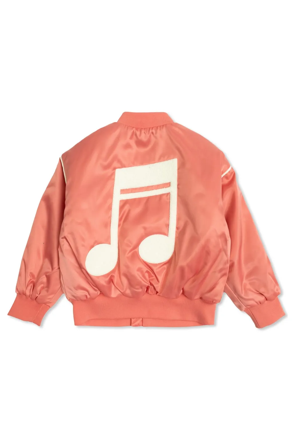 Mini Rodini Note Satin Baseball Jacket