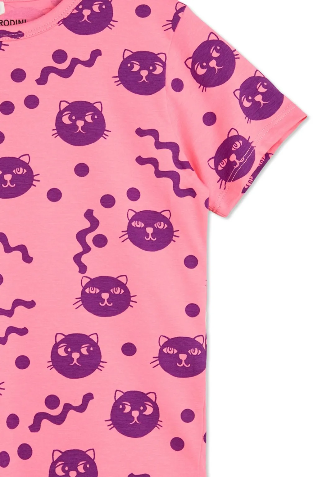 Mini Rodini Squiggly Cats T-Shirt