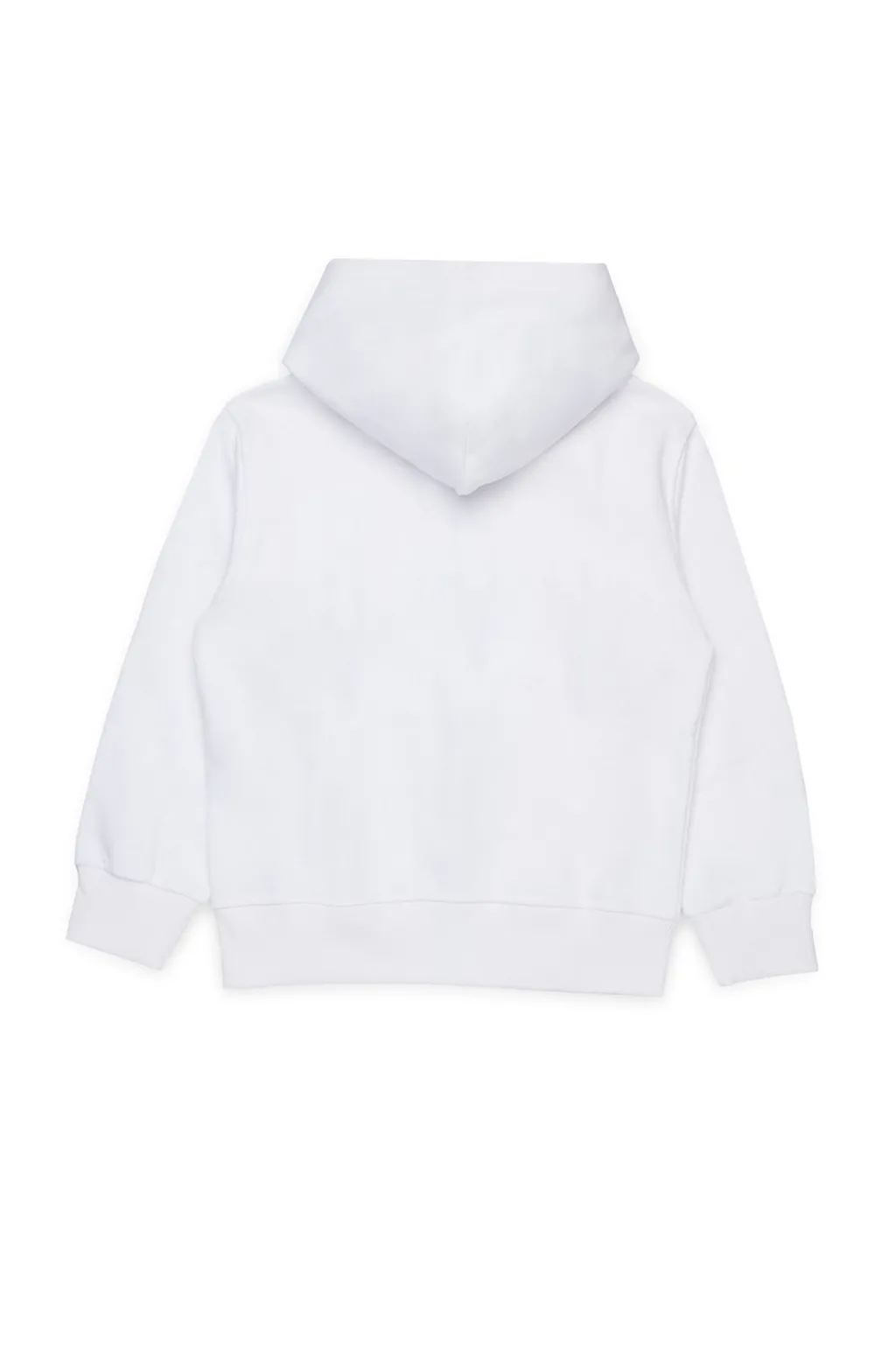 Diesel Kids Logo Printed Zipped Hoodie