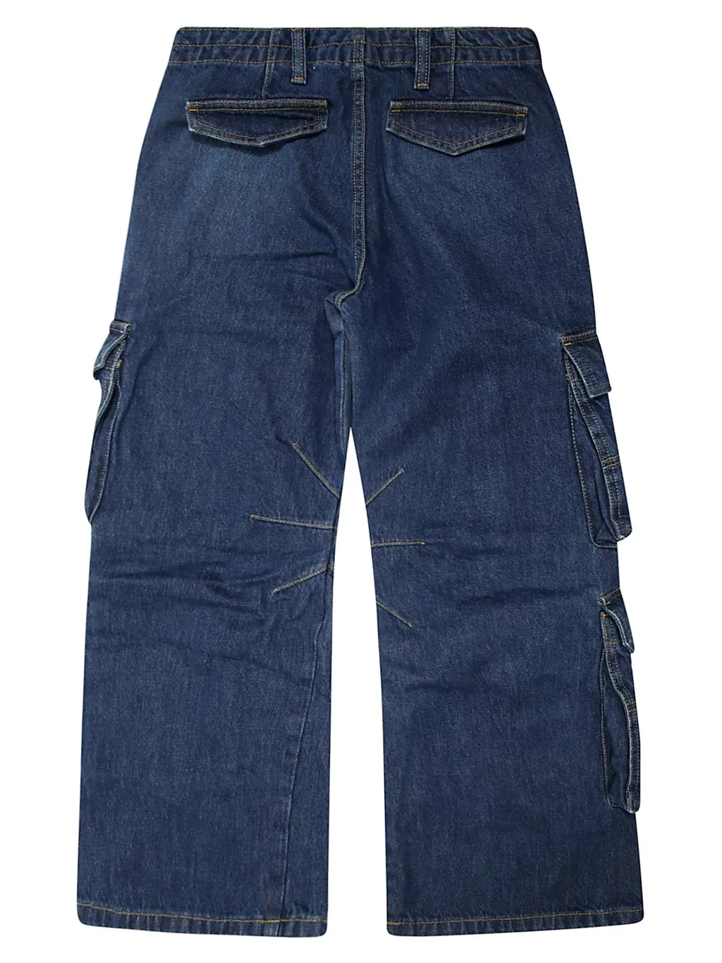 Diesel Kids Low-Waisted Cargo Jeans