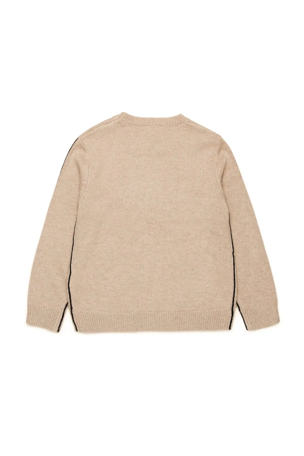Diesel Kids Oval-D Logo Embroidered Knitted Jumper