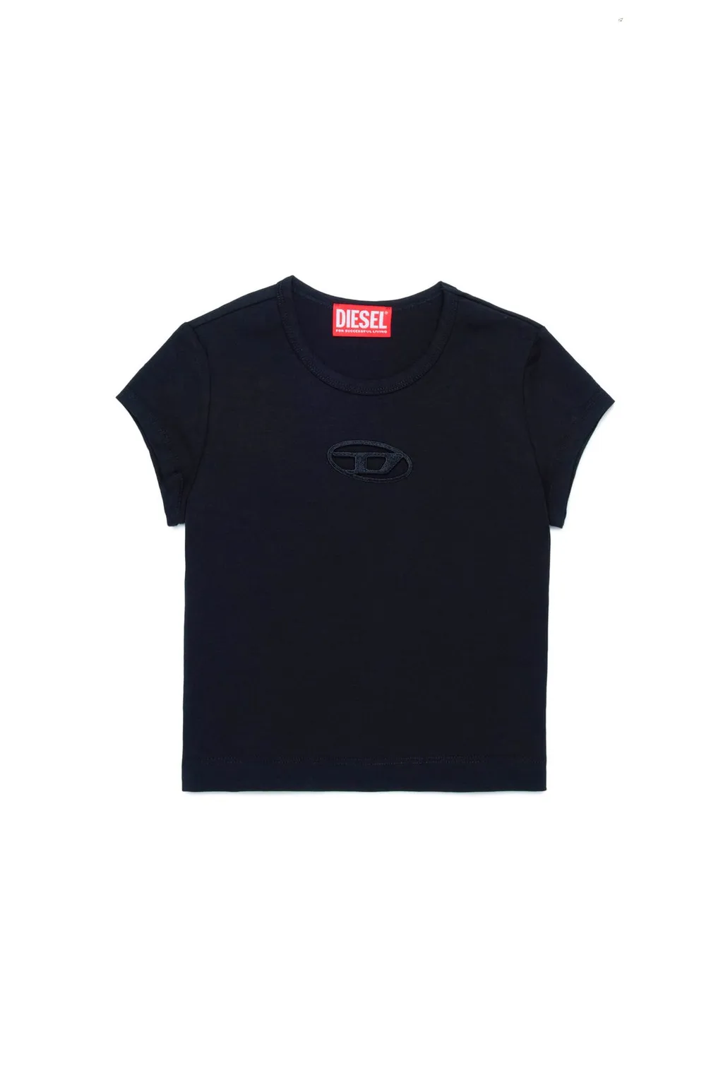 Diesel Kids Tangie Oval D Logo Crewneck T-Shirt