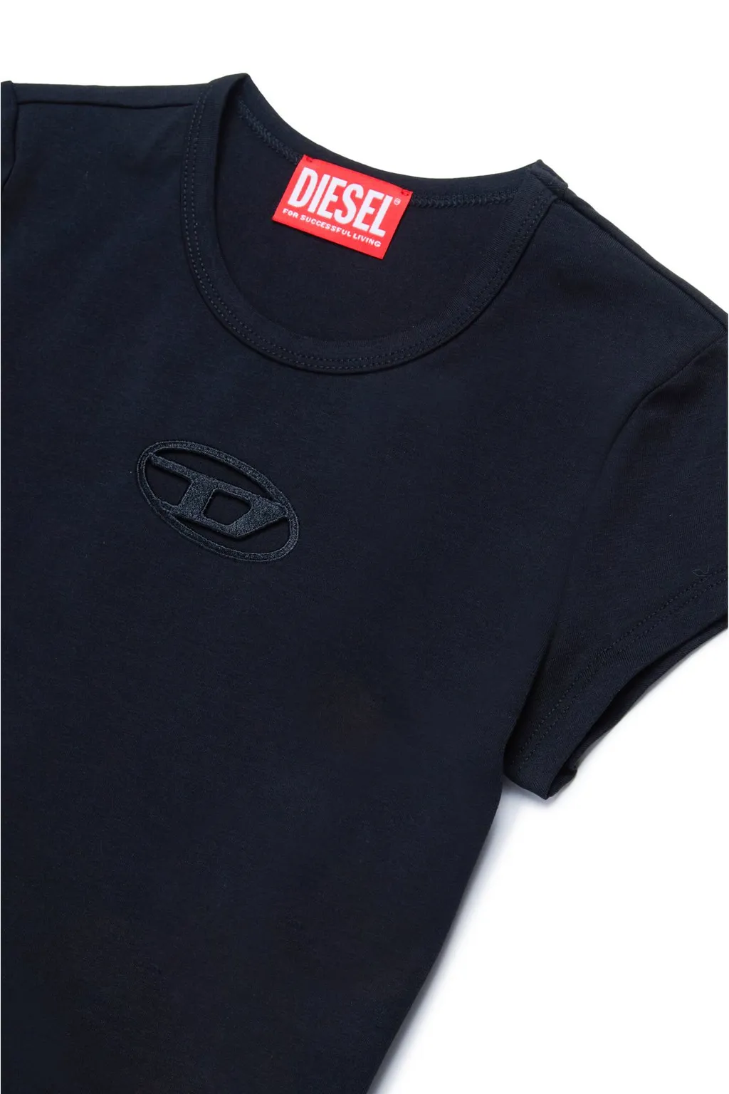 Diesel Kids Tangie Oval D Logo Crewneck T-Shirt