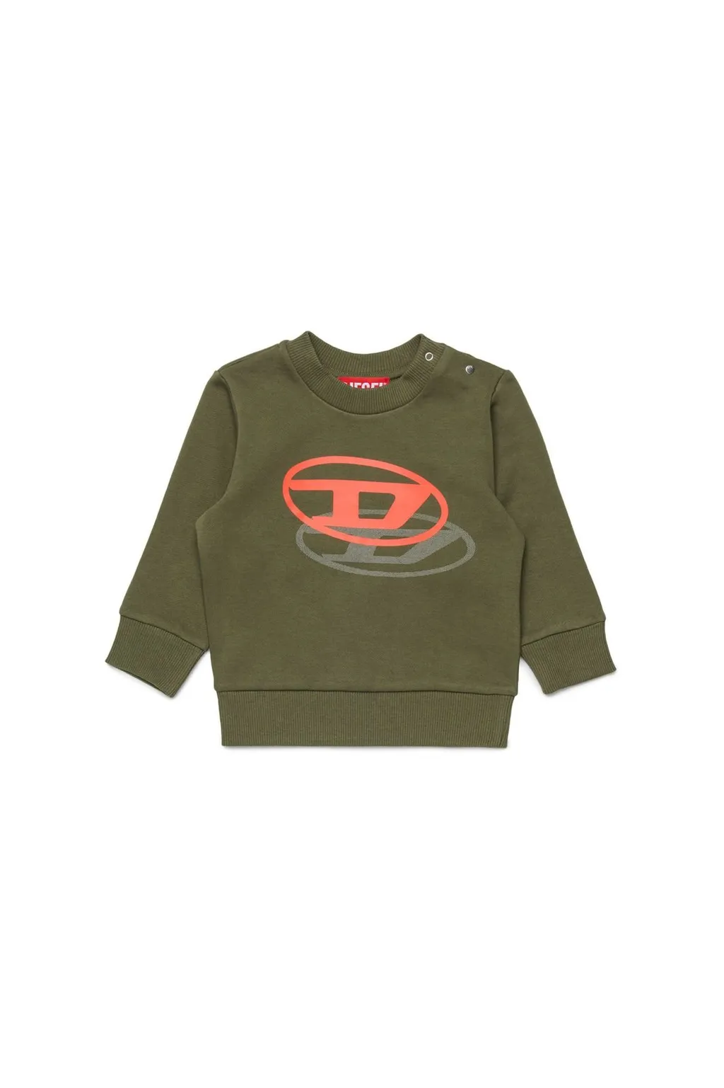 Diesel Kids Oval-D Printed Crewneck Sweatshirt