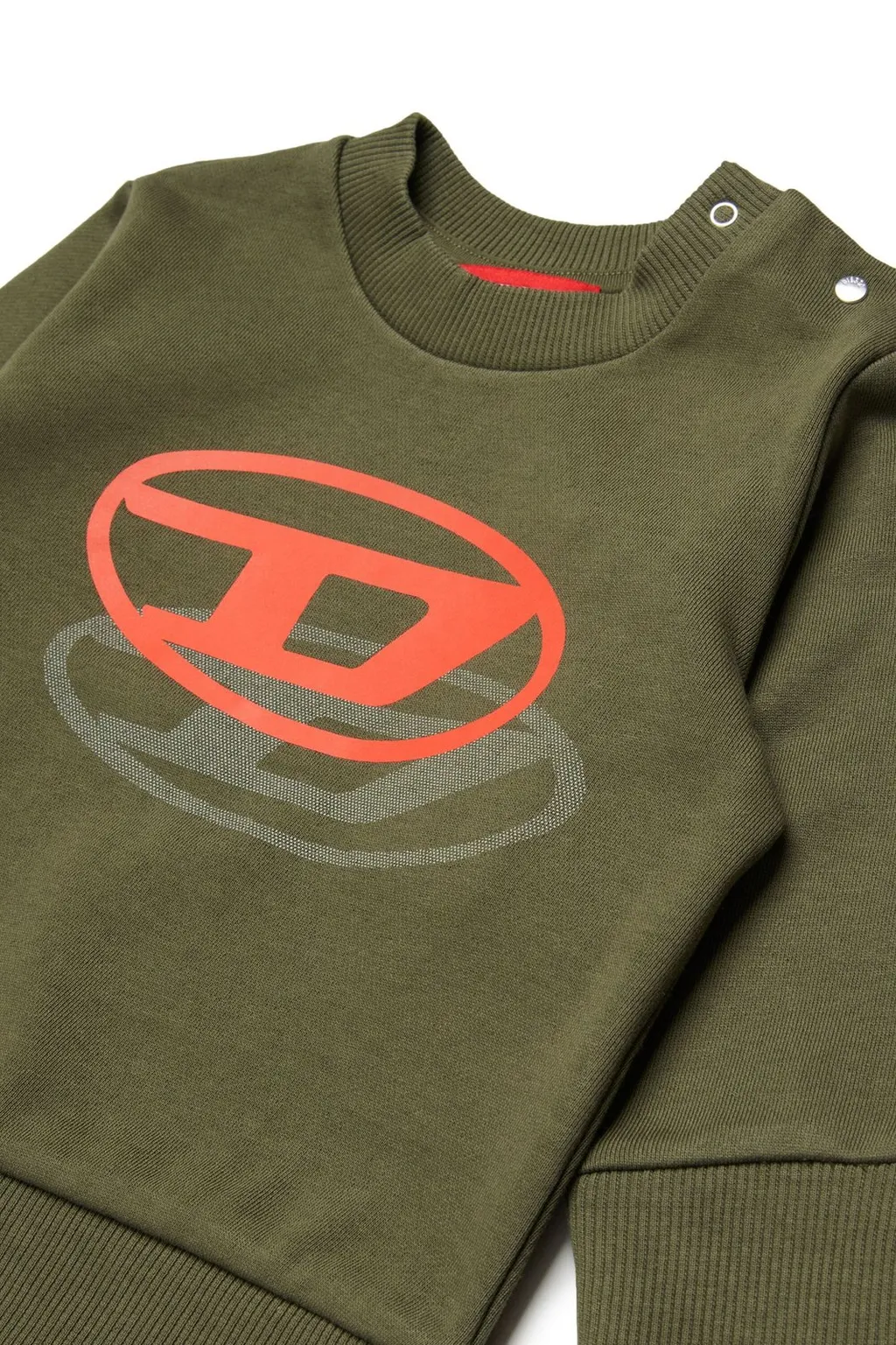 Diesel Kids Oval-D Printed Crewneck Sweatshirt