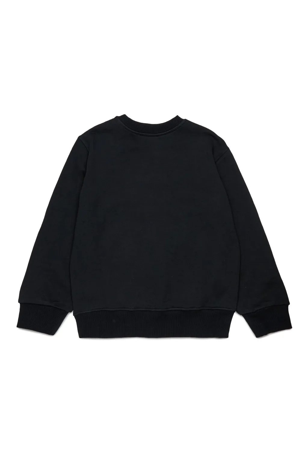 Diesel Kids Oval-D Logo Patch Crewneck Sweatshirt