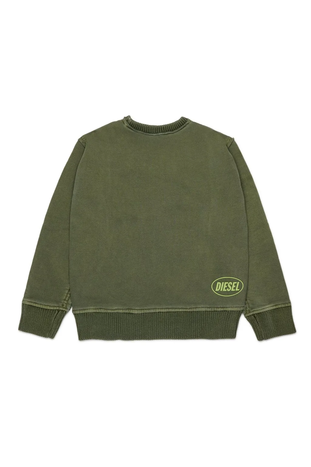 Diesel Kids D-Logo Rubberized Ribbed-Knit Jumper