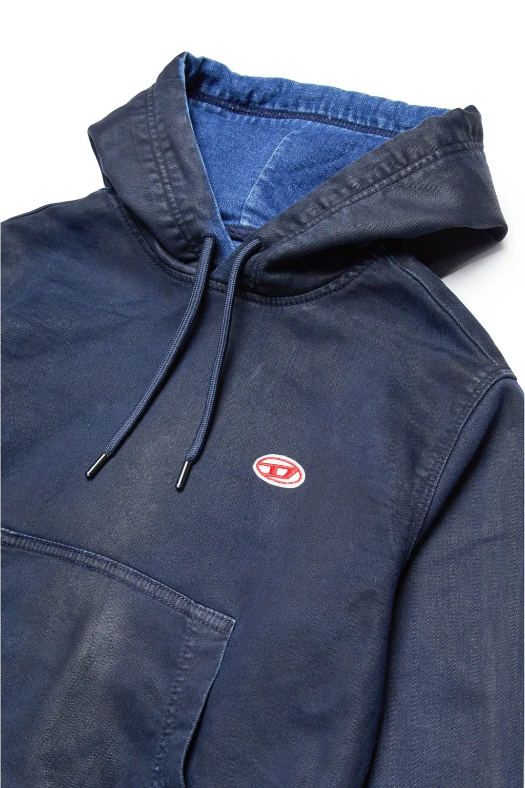 Diesel Kids Logo Patch Drawstring Hoodie