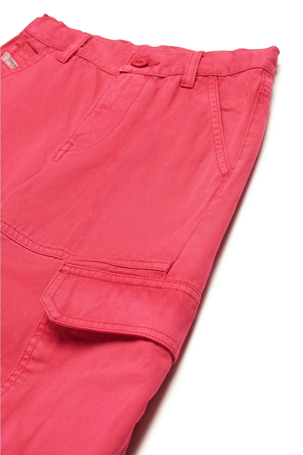 Diesel Kids Oval-D Logo Embroidered Cargo Pants