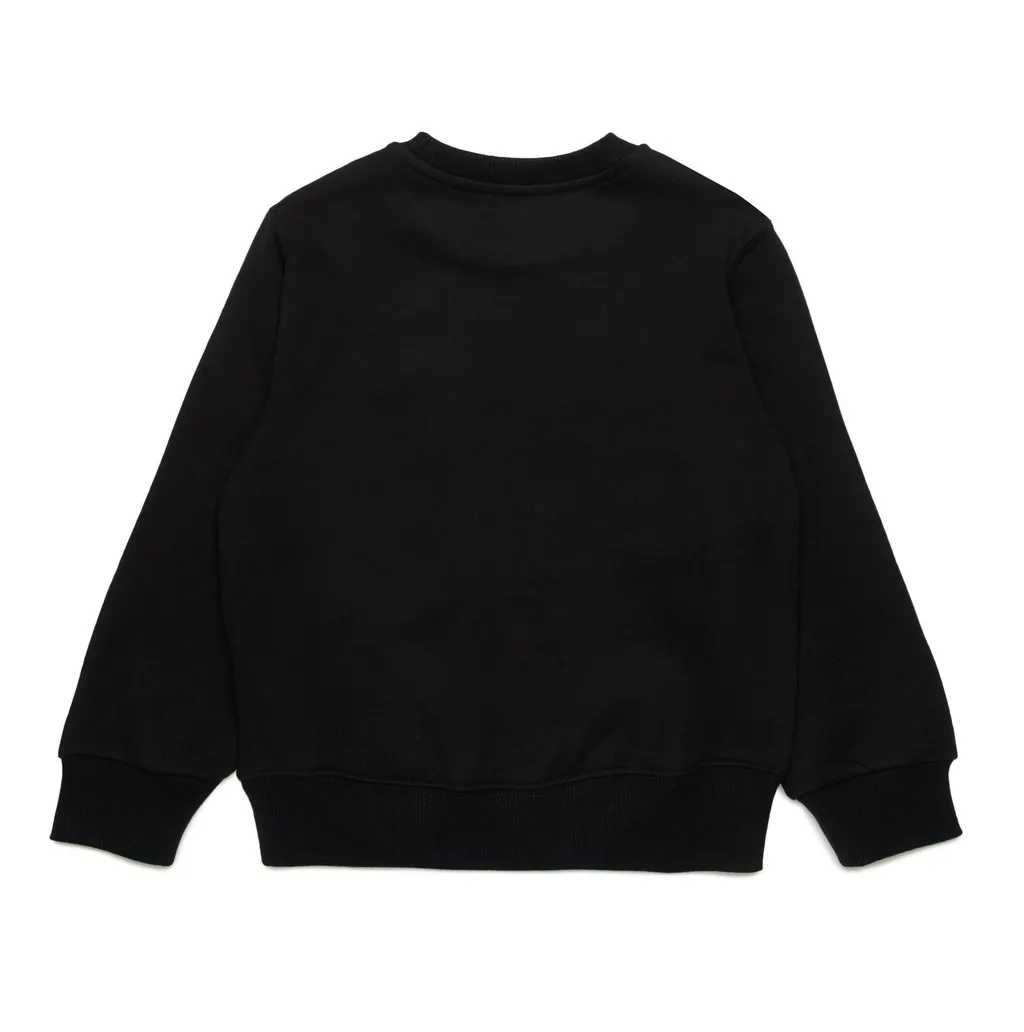 Diesel Kids Logo Embroidered Crewneck Sweatshirt