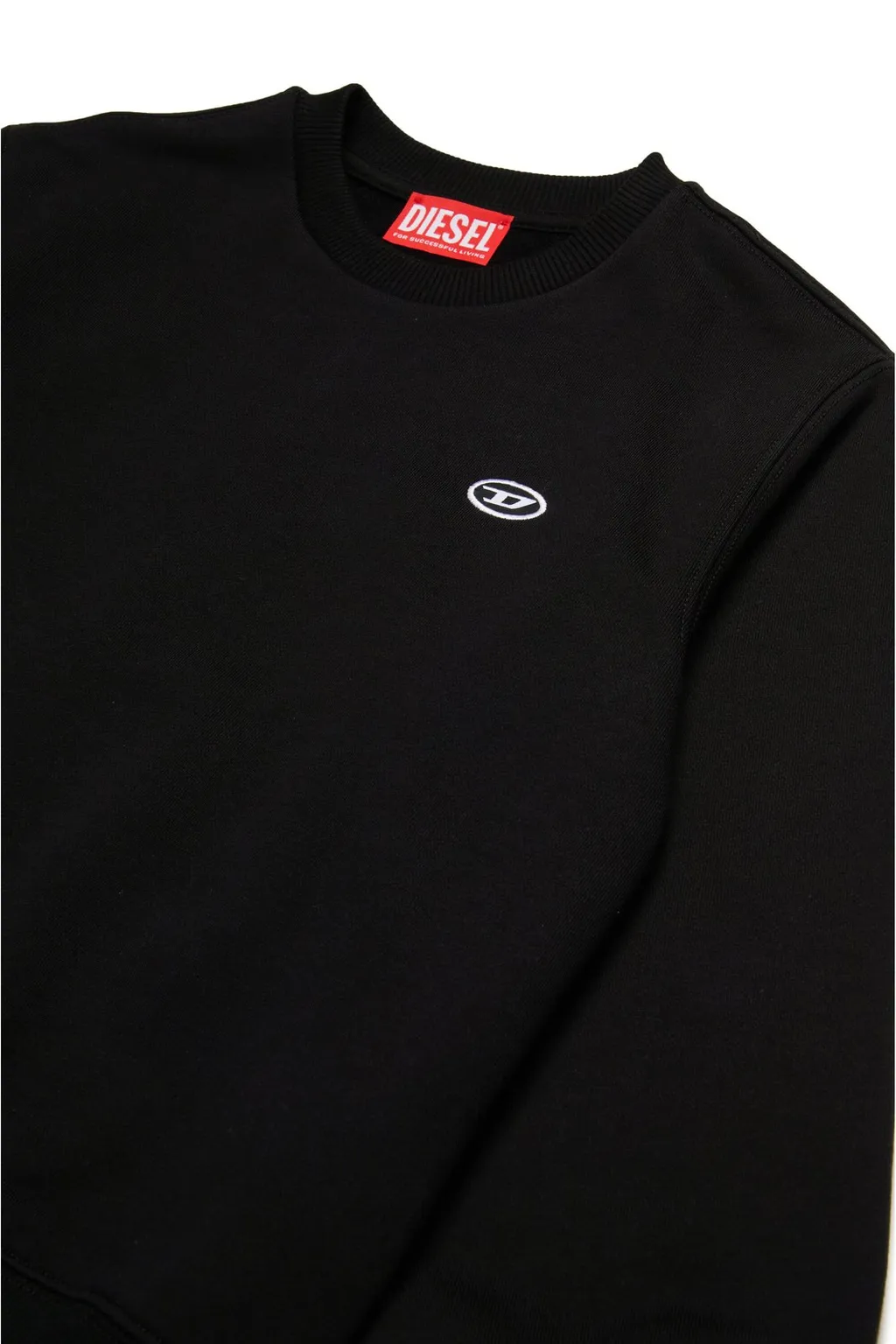 Diesel Kids Logo Embroidered Crewneck Sweatshirt