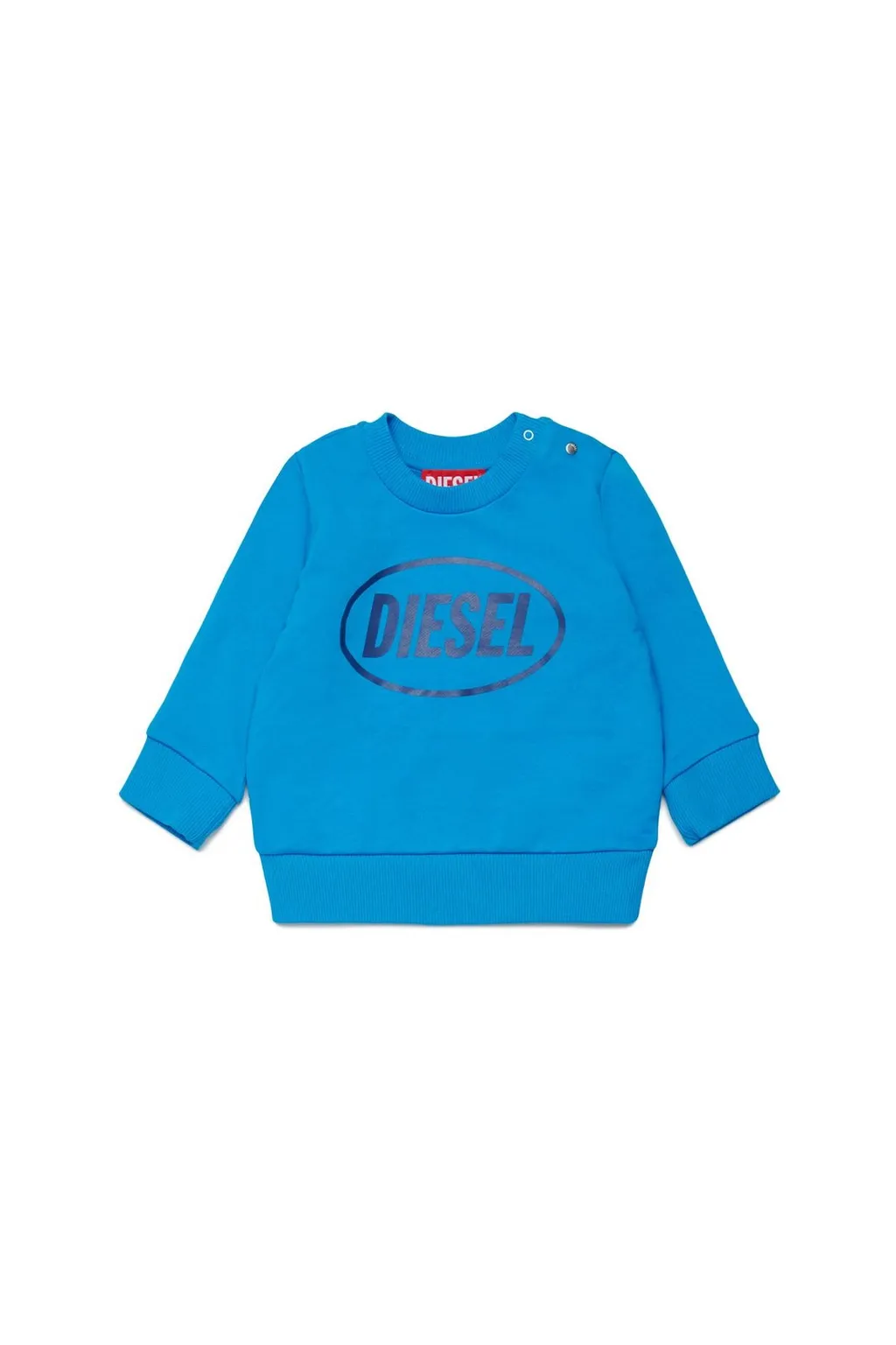 Diesel Kids Logo Printed Crewneck Sweatshirt