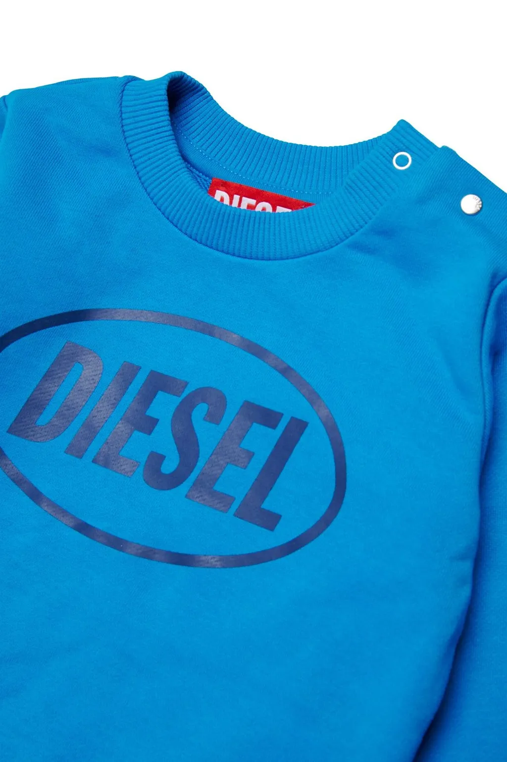 Diesel Kids Logo Printed Crewneck Sweatshirt