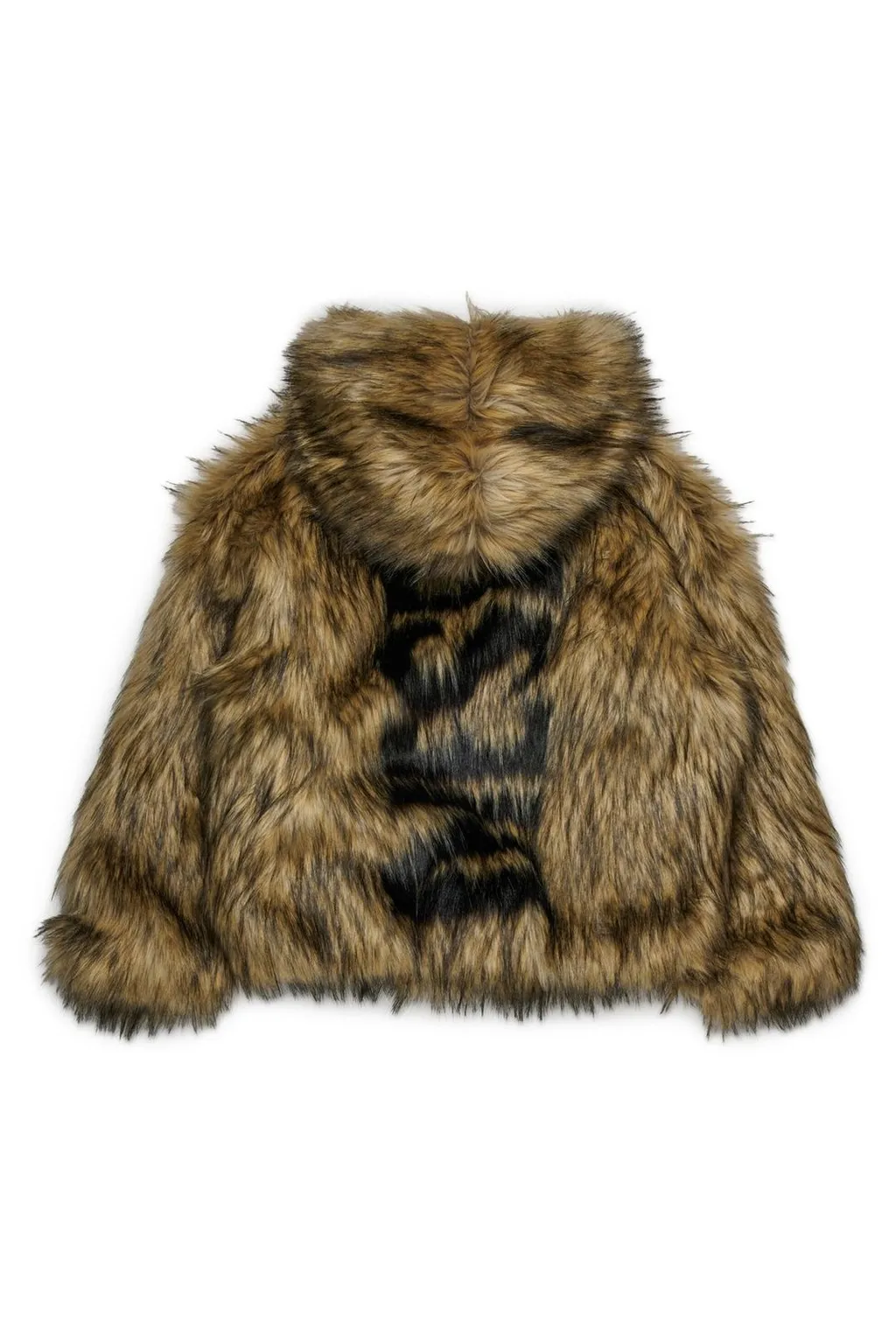 Diesel Kids Faux-Fur Hooded Jacket