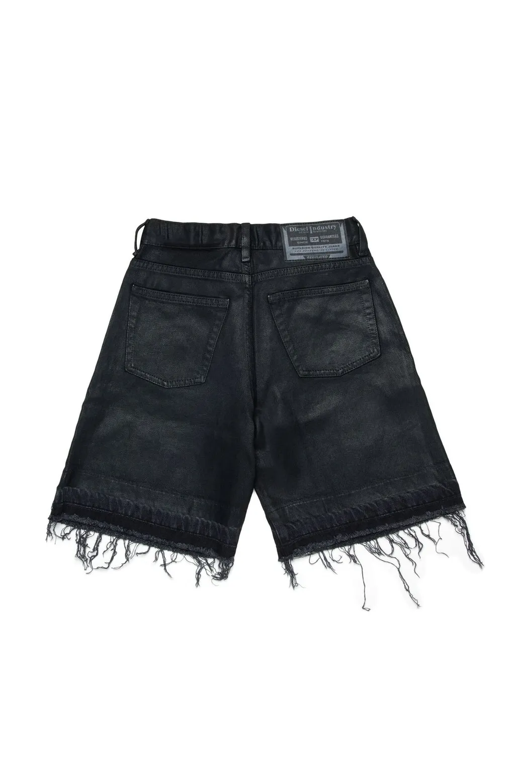 Diesel Kids Raw-Cut Hem Denim Shorts