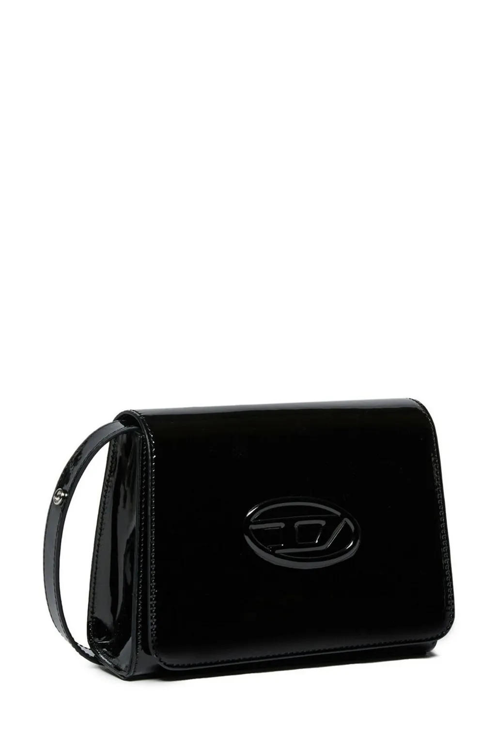 Diesel Kids Oval-D Logo Embossed Shoulder Bag