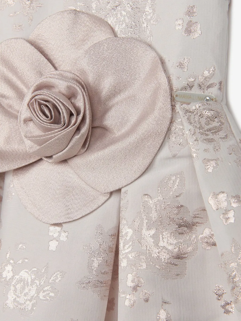 Mama Luma Floral-Jacquard Occasion Dress