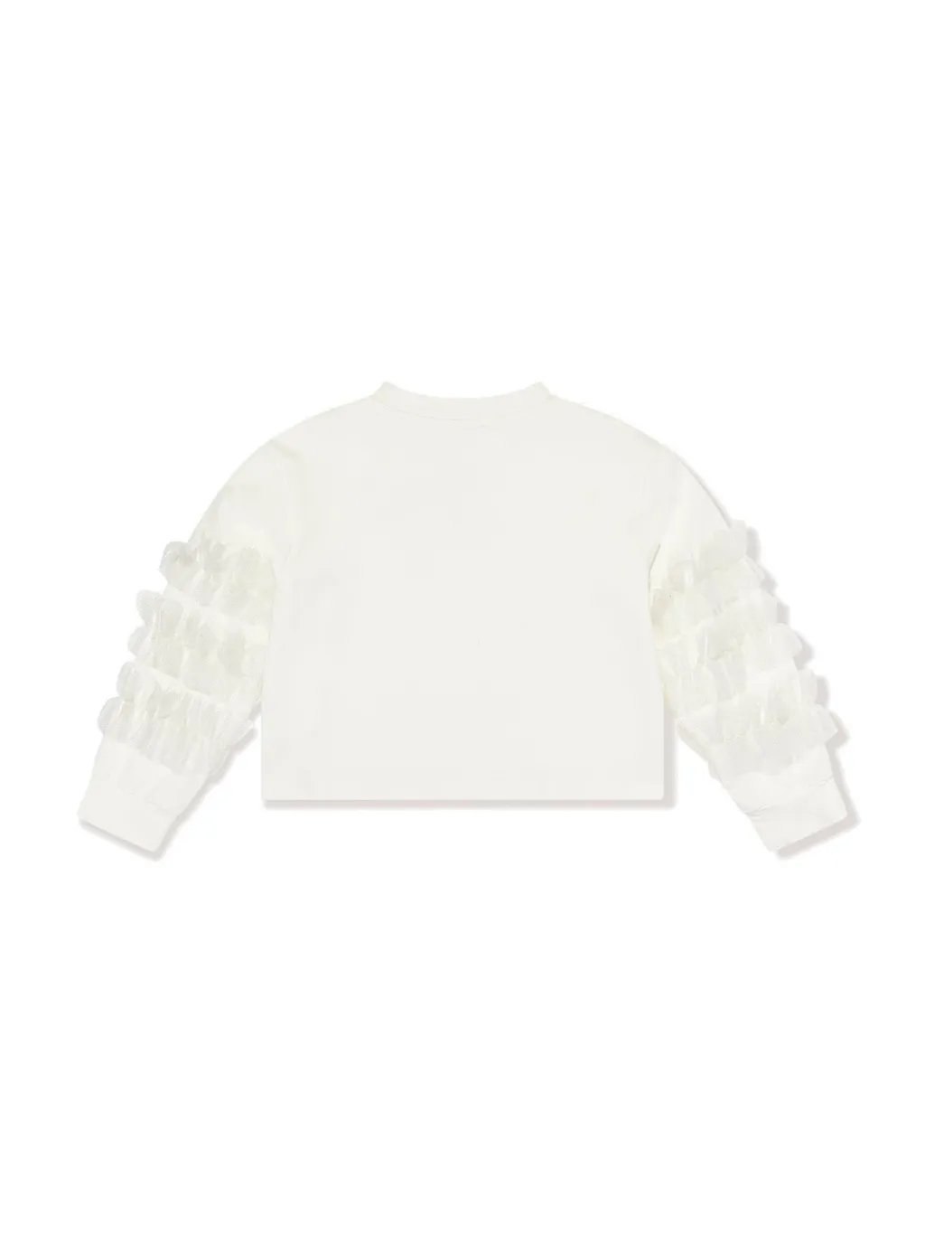 Mama Luma Organza Detailed Sleeved Sweatshirt