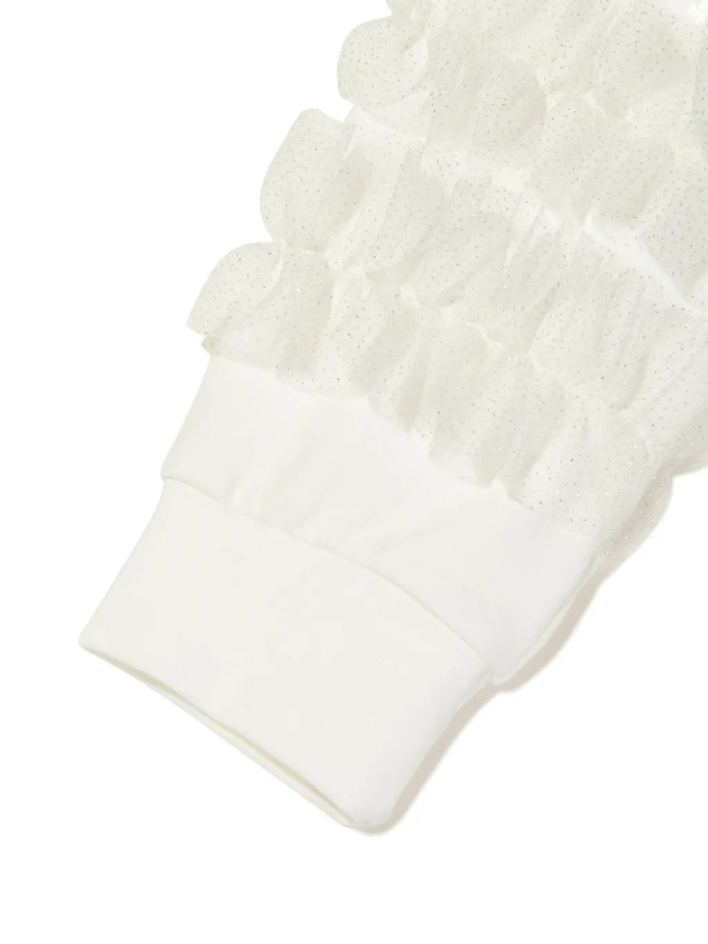 Mama Luma Organza Detailed Sleeved Sweatshirt
