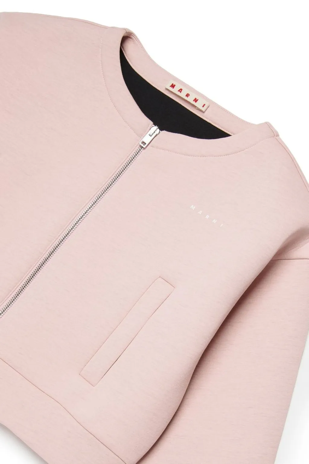 Marni Kids Logo Embroidered Jacket