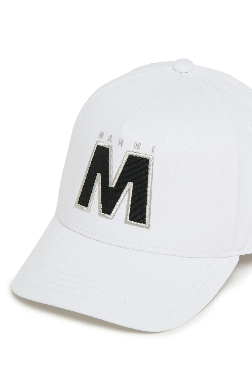 Marni Kids Logo Embroidered Baseball Cap