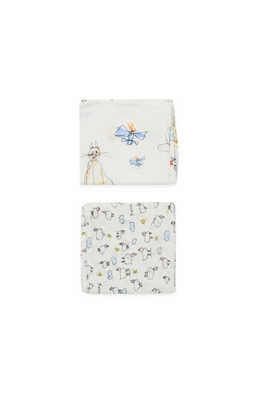 Marni Kids Animal Printed Set Of Two Blankets
