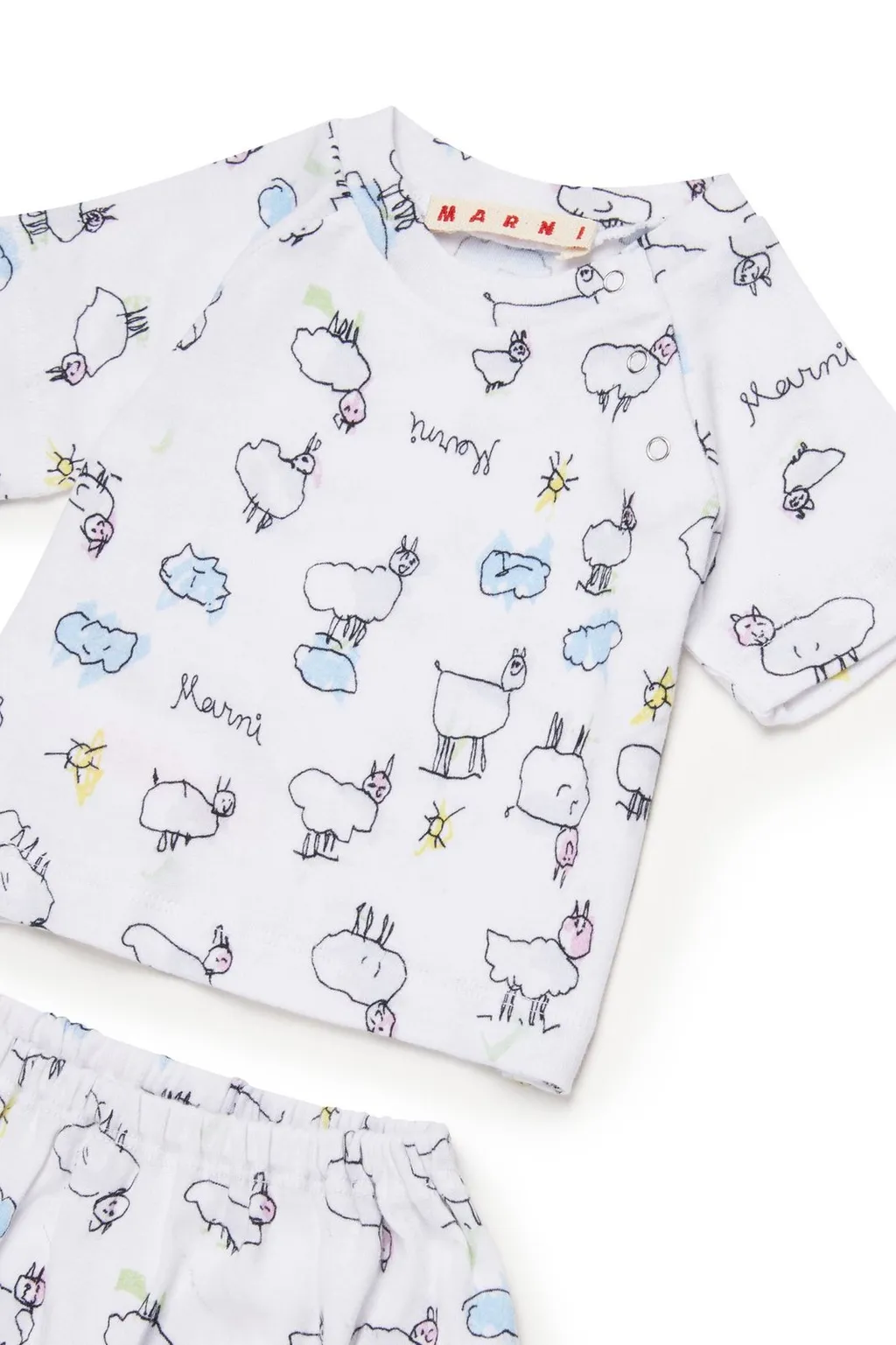 Marni Kids Graphic Printed T-Shirt Set