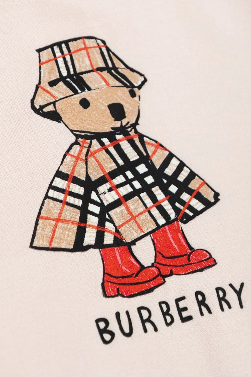 Burberry Kids Bear-Printed Crewneck T-Shirt