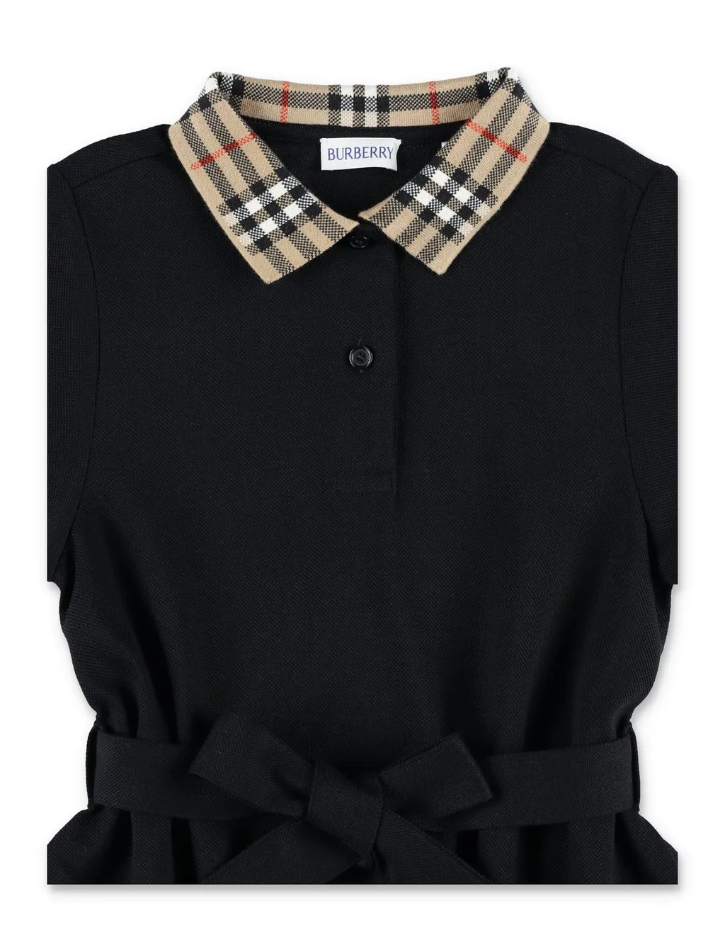 Burberry Kids Short-Sleeved Belted Polo Dress
